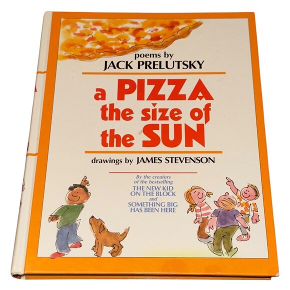 A Pizza The Size Of The Sun By Jack Prelutsky Drawings James Stevenson HC Book - Picture 2 of 7